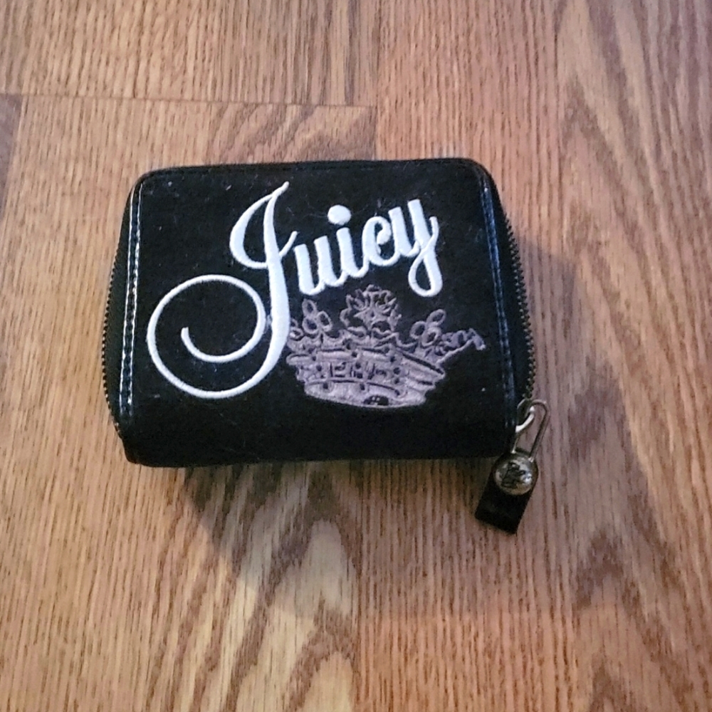 Juicy Couture Suede Zip Wallet